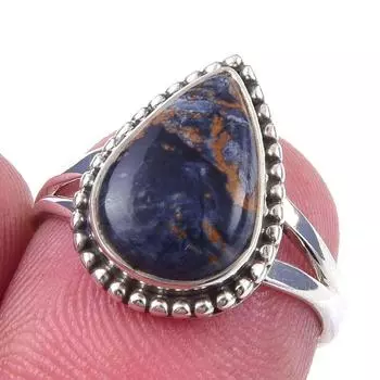 Natural Pietersite Gemstone Handmade 925 Solid Sterling Silver Ring Size 6 l9u40