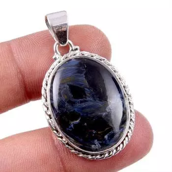 Natural Pietersite Gemstone Handmade 925 Solid Sterling Silver Pendant 1.5 t2v56