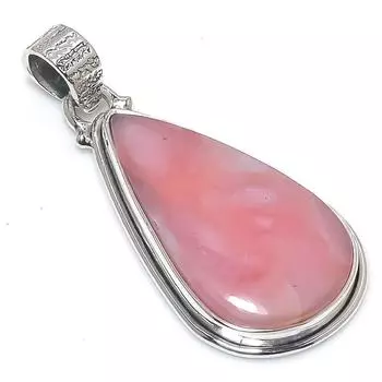 Natural Pink Opal Gemstone Handmade 925 Solid Sterling Silver Pendant 1.50 y1b63