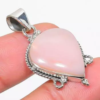 Natural Pink Opal Gemstone Handmade 925 Solid Sterling Silver Pendant 1.50 U4e80