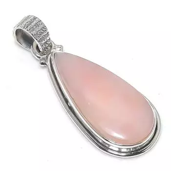 Natural Pink Opal Gemstone Handmade 925 Solid Sterling Silver Pendant 1.50 U3E52