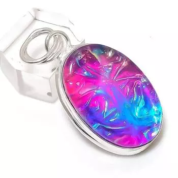 Natural Pink Triplet Opal 925 Sterling Silver Jewelry Pendant 1.81 y8z59