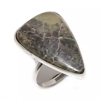 Natural Purpurite Gemstone Handmade 925 Sterling Silver Jewelry Ring Size 7 w6F11