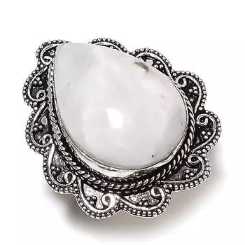 Подарочное кольцо из стерлингового серебра 925 пробы с натуральным радужным лунным камнем, размер 7,5 n4i06