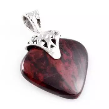 Natural Red Jasper Gemstone 925 Solid Sterling Silver Jewelry Pendant 1.2 l4m88