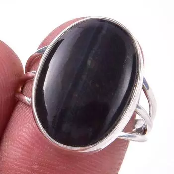 Natural Red Tiger s Eye Gemstone 925 Solid Sterling Silver Jewelry Ring S.6 t7u20