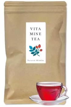 NATURAL RIDDIM Rosehip Hibiscus Stevia Tea Leaves 60g Vitamins Minerals Rosehip Tea Hibiscus Tea VITAMINE TEA Non-Caffeine Additive-Free