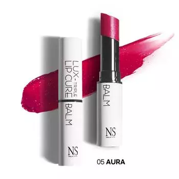 Natural Shine Lux-Triple Lip Cure бальзам 5г #Glossy Aura