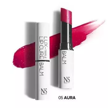 Natural Shine Luxe Triple Lip Cure Balm 5g Glossy Aura, Korean cosmetics