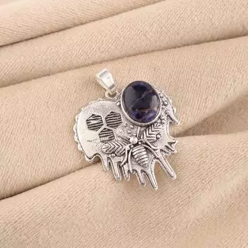Natural Sodalite Gemstone 925 Sterling Silver Jewelry Girl Unique Pendant 1.49 CP-28-27