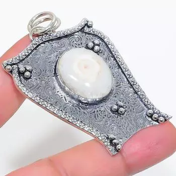 Natural Solar Quartz Gemstone 925 Sterling Silver Jewelry Pendant 2.56 D5j78