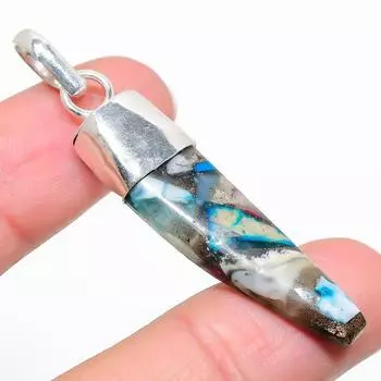 Natural Spiny Oyster Gemstone Handmade 925 Sterling Silver Pendant 2.17 m0w72