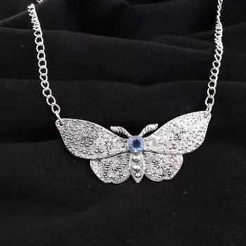 Natural Tanzanite Gemstone 925 Sterling Silver Jewelry Pendant 0.7 For Women CP-35-3