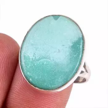 Natural Tibetan Turquoise Gemstone 925 Solid Sterling Silver Gift Ring S.9 E7o06