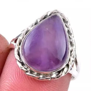 Natural Tiffany Stone Gemstone 925 Solid Sterling Silver Jewelry Ring S.7 P0y80