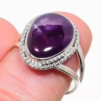 Natural Tiffany Stone Gemstone 925 Solid Sterling Silver Jewelry Ring S.8 S0g99