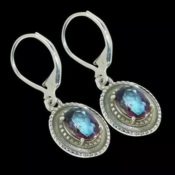 Natural Tiger s Eye Gemstone 925 Solid Sterling Silver Gift Earring 1.25 d6g16