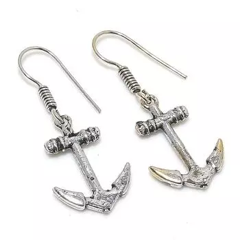 Natural Traditional Look Handmade 925 Sterling Silver Gift Earring 1.73 U7i45