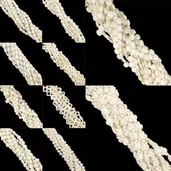 Натуральный бирюзовый камень, свободные бусины, ожерелье, браслет, сделай сам, для оптовой продажи ювелирных изделий, квадратная морская звезда, подвеска с цветком 12