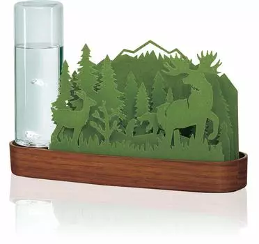 Natural vaporization humidifier Nordic Forest (Green)