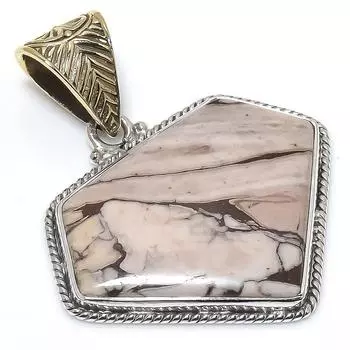 Natural Wild Horse Gemstone 925 Solid Sterling Silver Jewelry Pendant 1.50 d3s88
