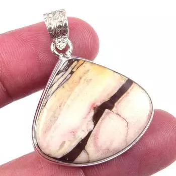 Natural Wild Horse Turquoise 925 Solid Sterling Silver Gift Pendant 1.50 L7e62