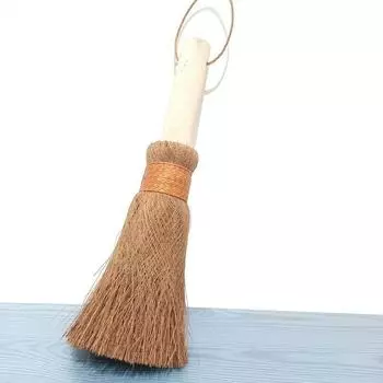 Natural Wood Handle, Long Handle, Soft-haired Brown Silk, Pan Washing Brush, Palm Pan Brush, Non-stick Oil, Kitchen Brush, Bowl Brush, Brown Brush