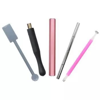 NaturalTrend Gel Nail Eye Magnet Cat s (Round (black))