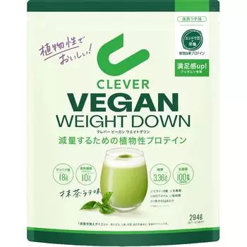 Nature Labo Clever Vegan Protein Weight Down Зеленый чай Матча 294 г Напитки и коктейли Заменители пищи Напитки и коктейли 1 set