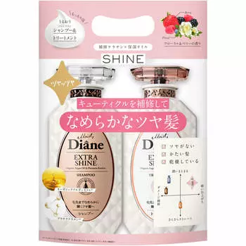 Nature Labo Diane Perfect Beauty Extra Shine Шампунь и средство для ухода 03 Planning Product 450 мл x 2 Perfect Beauty Diane Шампунь/кондиционер (уход за повреждениями)