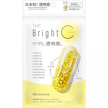 Nature Labo подвиг. Bright C Refill 60 гранул Отбеливание Красивая кожа Отбеливание 1 set