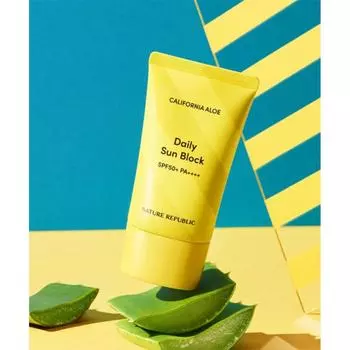 Nature Republic [2 упаковки] California Aloe Daily Sunblock Spf50+ Pa++++ Single option PN0170