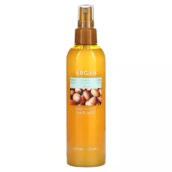 Nature Republic, Argan Essential Moist, спрей для волос, 7,43 жидких унций (220 мл)