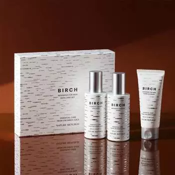 Nature Republic Birch Intensive для ухода за кожей у мужчин(Тонер+Эмульсия+Пенное очищающее средство) набор SET