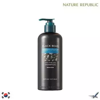 NATURE REPUBLIC BLACK BEAN ШАМПУНЬ ПРОТИВ ВЫПАДЕНИЯ ВОЛОС 520мл