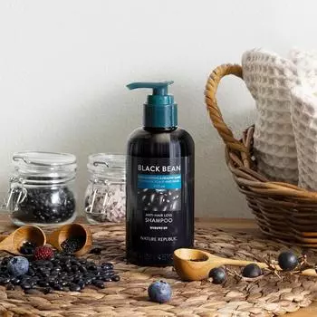 Nature Republic Black Bean Шампунь против выпадения волос 300 мл (3 варианта) #1PCS
