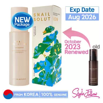 [NATURE REPUBLIC] Бустер для кожи Snail Solution 130 мл 1pc + Sample Gifts