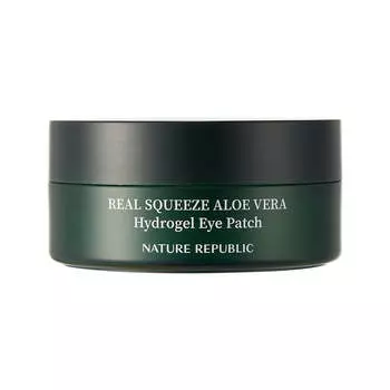 Nature Republic Гидрогелевые патчи для глаз Real Squeeze Aloe Vera 60 шт.