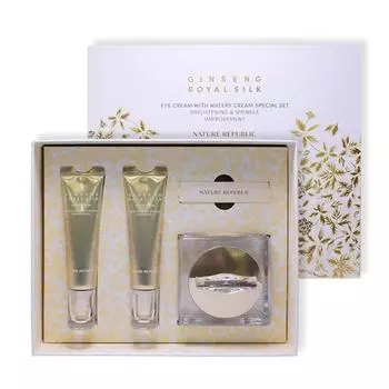 Nature Republic Ginseng Royal Silk Eye Cream with Watery Cream Special Set