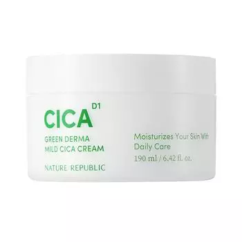 Nature Republic Green Derma Mild Cica Крем 190 мл
