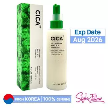 [NATURE REPUBLIC] Green Derma Mild Cica Пилинг-гель 155 мл 1pc + Sample Gifts