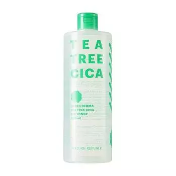 Nature Republic Green Derma Tea Tree Cica Big Toner 500ml +RANDOM GIFT