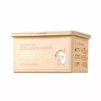 Nature Republic Intense Multi Collagen Mucin ежедневная маска для лица (3 варианта) 1PCS