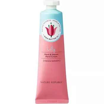 Nature Republic Japan Крем для рук Nature Republic с ароматом лилии, 30 г. Общий уход за руками. Нанесите необходимое количество средства на руки массирующими движениями и распределите по коже.. Генеральная