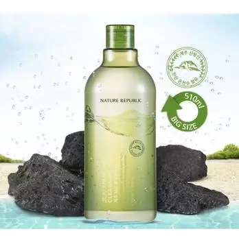 Nature Republic Jeju Sparkling Cleansing Water 510мл Очищающая газированная вода