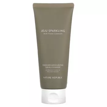 Nature Republic, Jeju Sparkling, очищающая пенка с грязью, 5,07 жидких унций (150 мл)
