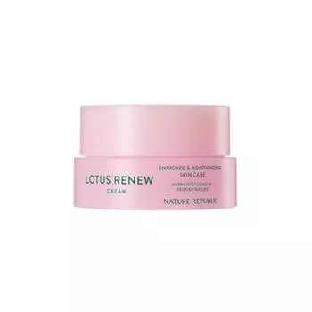 NATURE REPUBLIC lotus Renew Cream 55ml - восстанавливающий крем с лотосом