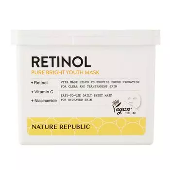 NATURE REPUBLIC Маска-куб из листа (ретинол)