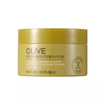 [Nature Republic] Массажный крем Real Nature Olive Control 210 мл