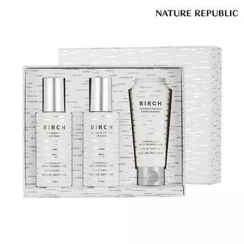 Nature Republic Набор для ухода за кожей Birch Intensive for Men, 1 набор